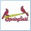Springfield Cardinals Baseball remendo bordado