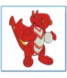 St George Dragons NRL IRON PATCH