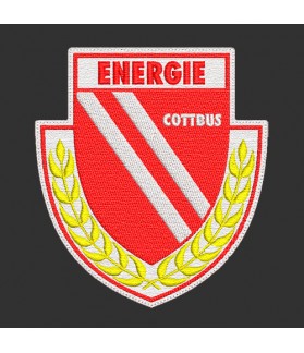 GESTICKTER PATCH Energie Cottbus