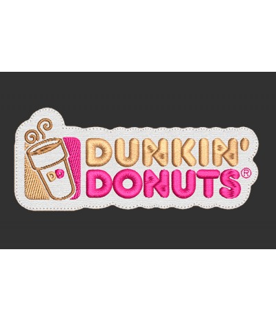 Parche bordado Dunkin Donuts