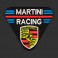 Parche bordado MARTINI RACING PORSCHE
