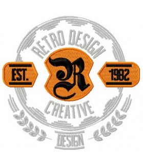 Retro design creative Embroidered Patch