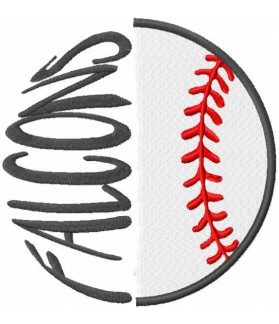 Falcons baseball TOPPA RICAMATA