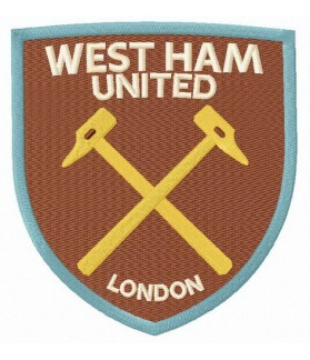 West Ham United F.C. Parche bordado