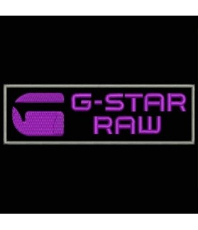 Embroidered Patch G - STAR RAW