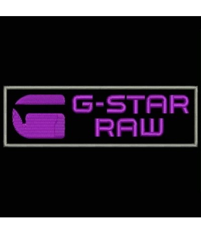 Embroidered Patch G - STAR RAW