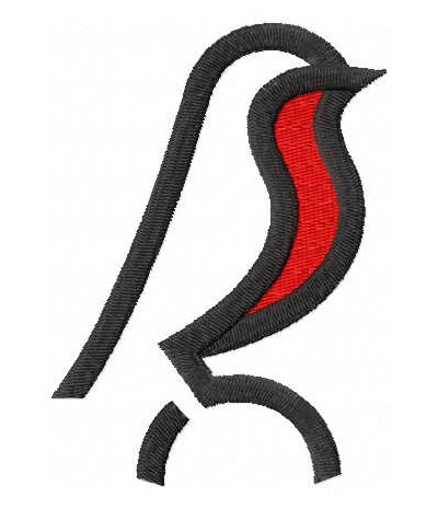 Bristol City robin Embroidered Patch