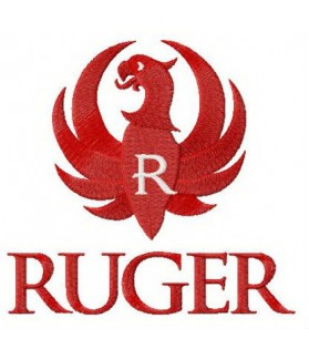 Ruger logo Toppa Ricamata