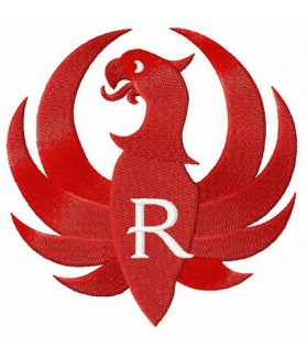 Ruger logo Toppa Ricamata