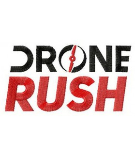 Drone Rush logo Iron patch