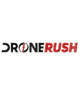 Drone Rush logo Iron patch