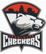 Charlotte Checkers Primary HOCKEY toppa ricamata