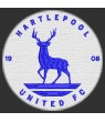 Hartlepool United futbol Parche bordado