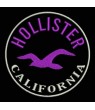 Embroidered Patch HOLLISTER CALIFORNIA