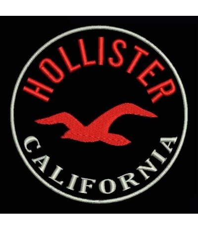 Embroidered Patch HOLLISTER CALIFORNIA