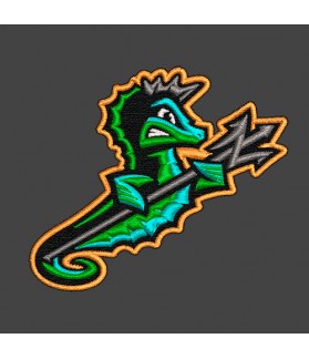 Norfolk Tides Baseball Team IRON PATCH