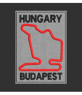 Parche bordado FORMULA 1 CIRCUITO HUNGARY