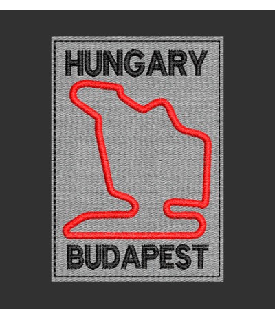 Embroidered patch FORMULA 1 CIRCUITO HUNGARY