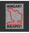 Embroidered patch FORMULA 1 CIRCUITO HUNGARY