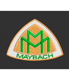 Embroidered Patch Maybach Car