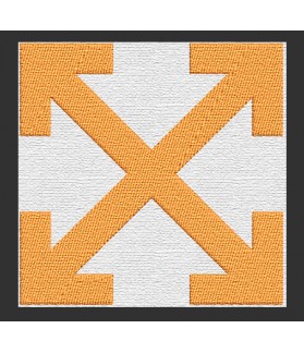 Parche bordado Off White