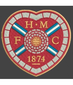 Heart of Midlothian Football Embroidered Patch