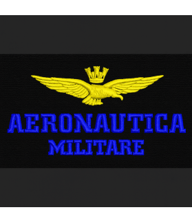 Embroidered Patch AERONAUTICA MILITARE