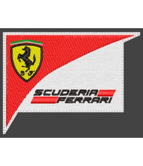 Embroidered Patch FERRARI