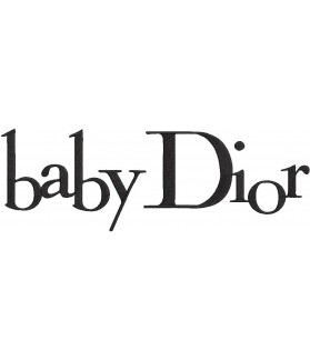 CHRISTIAN DIOR Gestickter patch