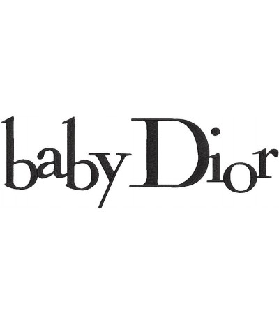 CHRISTIAN DIOR Gestickter patch