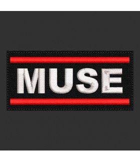 Embroidered patch MUSE
