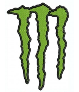 MONSTER Patch ricamata